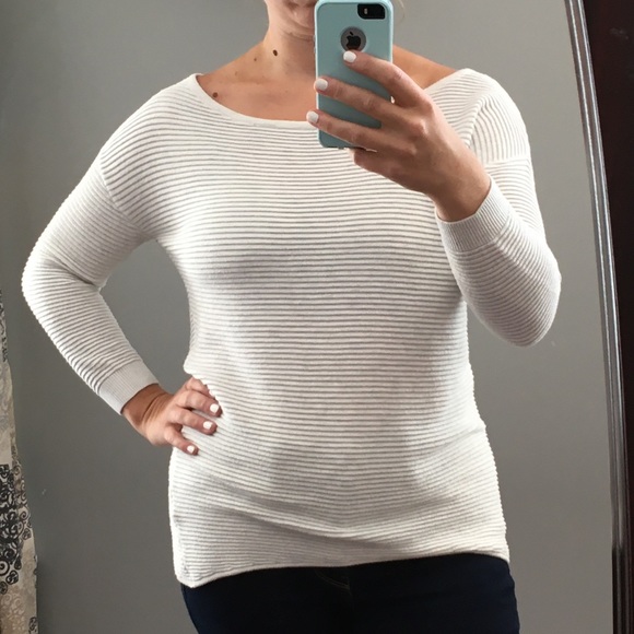 Dynamite Oatmeal Coloured Ribbed Sweater - Picture 1 of 3